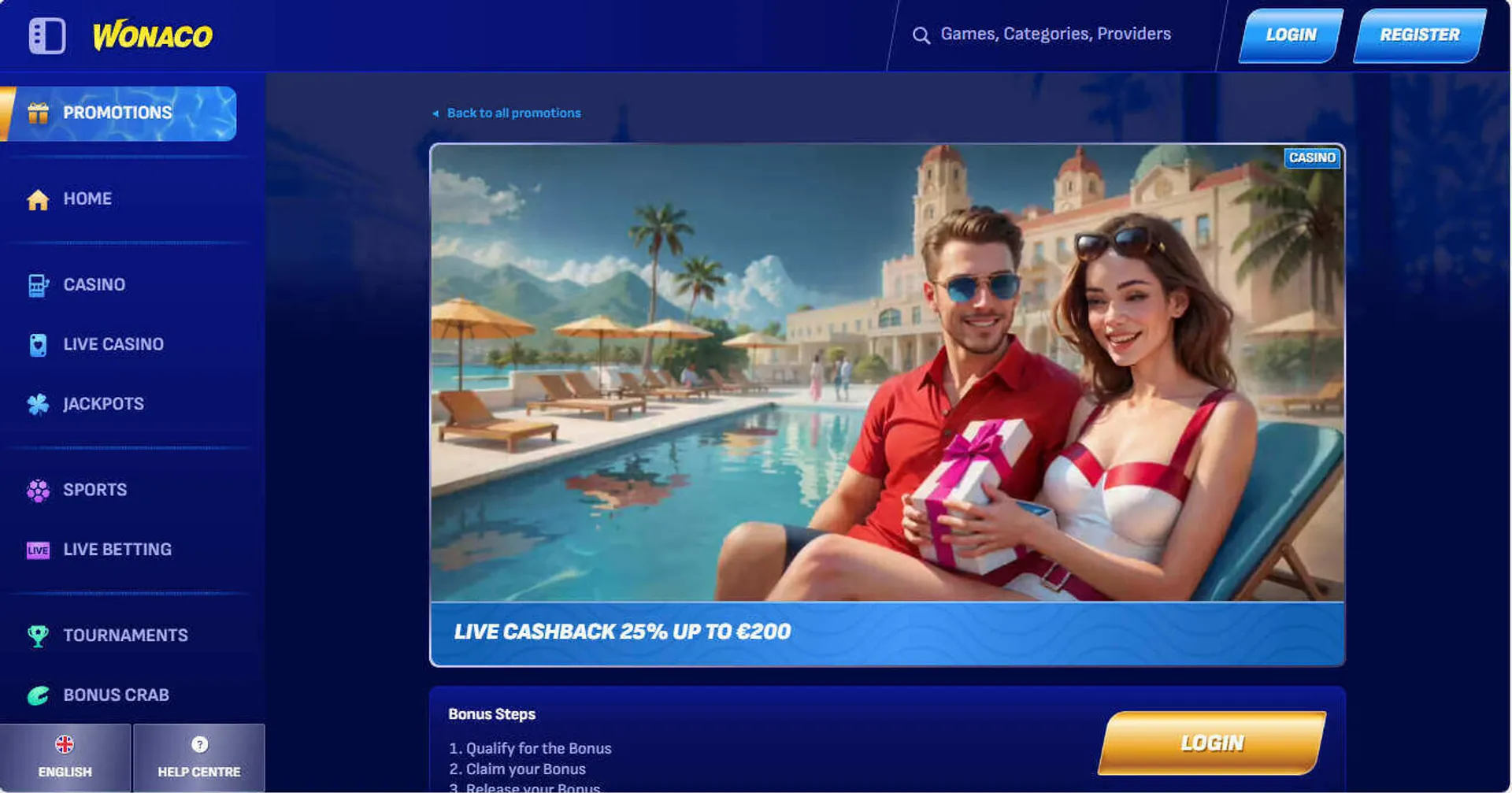Spot promo login